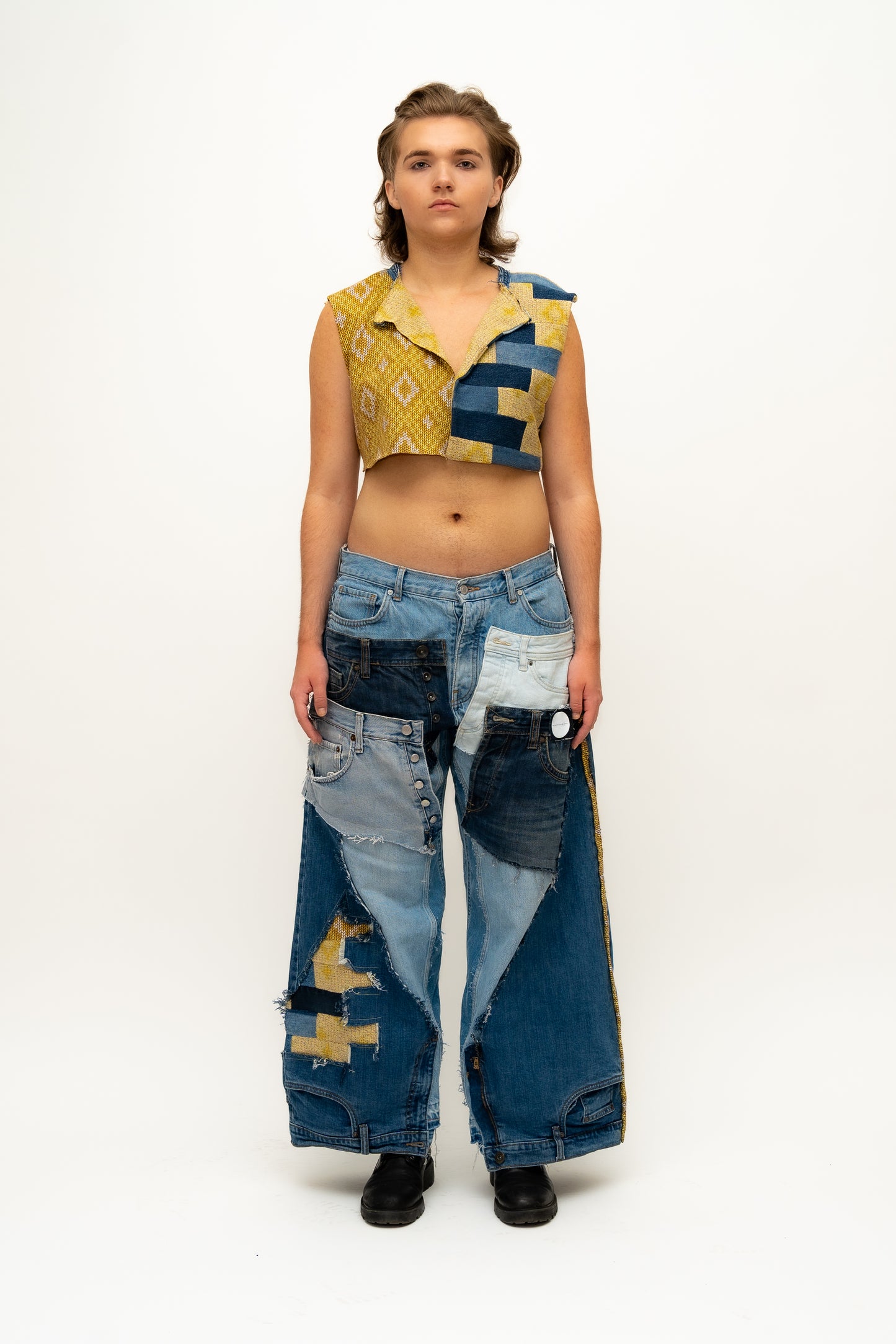 Sylla #2 Patchwork Jeans