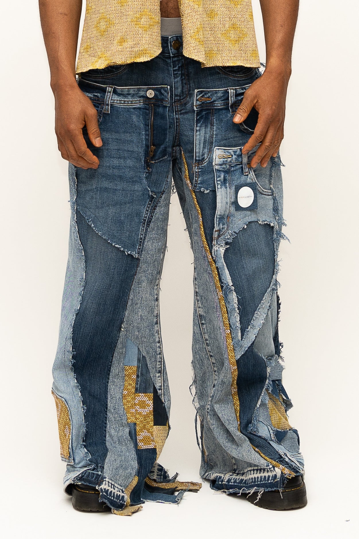 Sylla #4 Patchwork Jeans