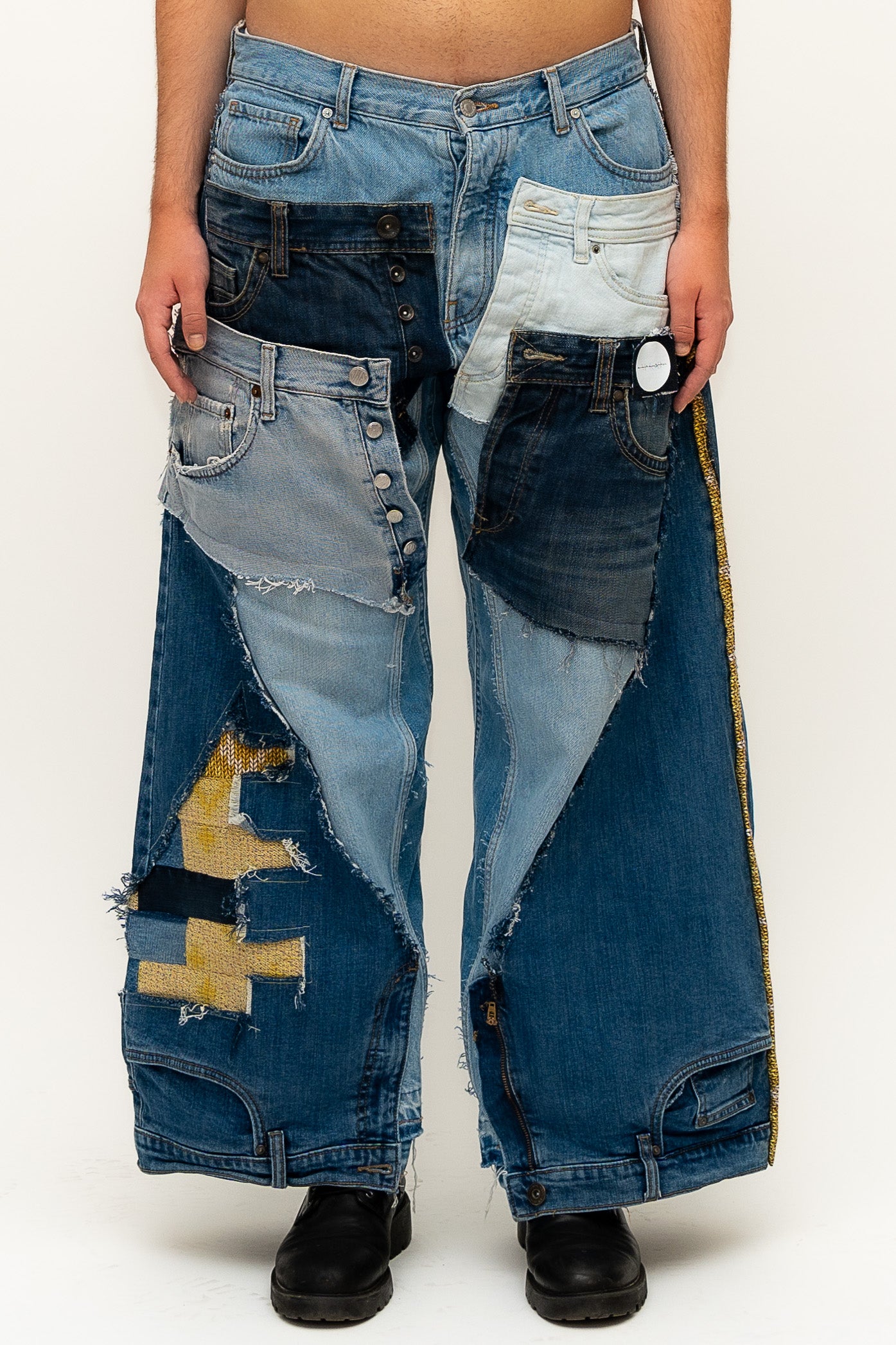 Sylla #2 Patchwork Jeans